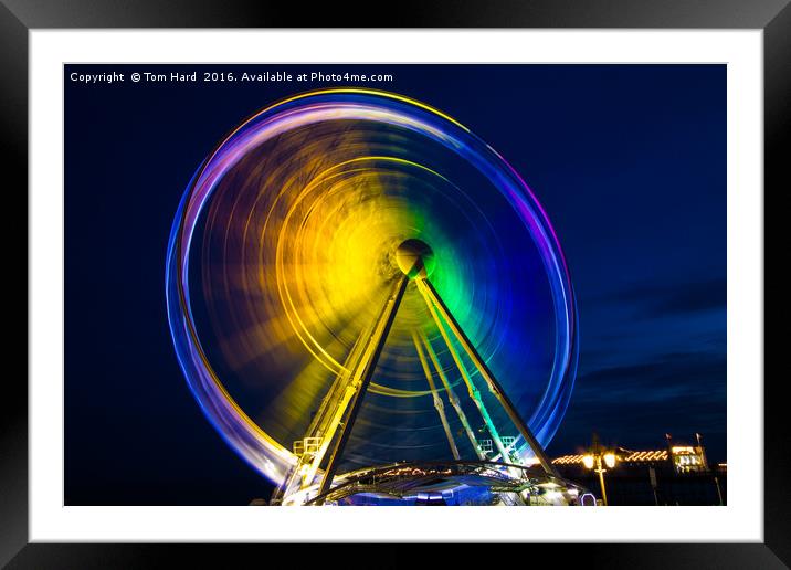 The Spinning Wheel Framed Mounted Print by Tom Hard