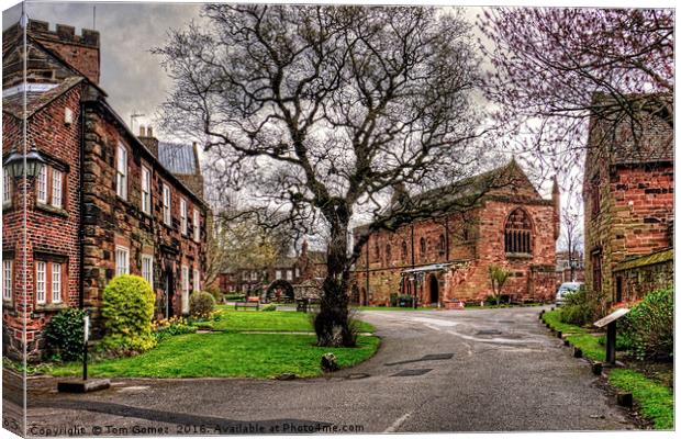 Carlisle Cathedral Fratry Canvas Print by Tom Gomez