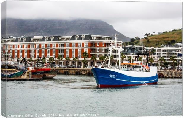 Waterfront Harbour Cape Town Canvas Print by Karl Daniels