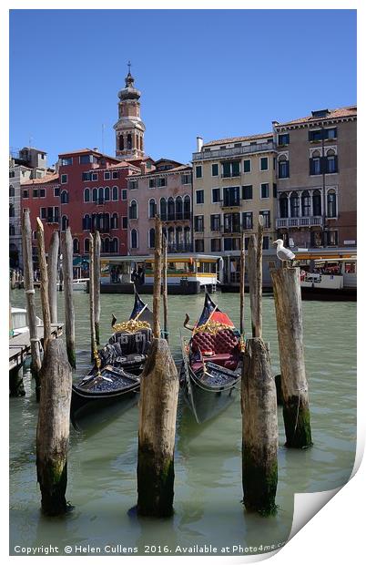 GRAND CANAL VENICE                                 Print by Helen Cullens