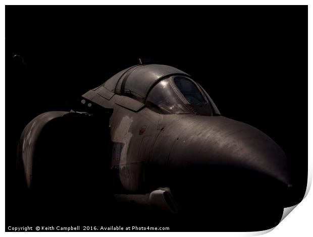 Royal Air Force F4 Phantom Print by Keith Campbell