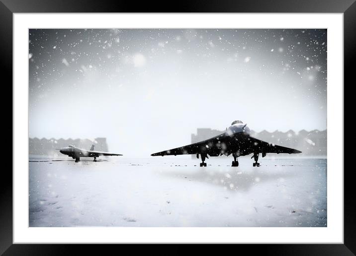 Cold War Bombers Framed Mounted Print by J Biggadike