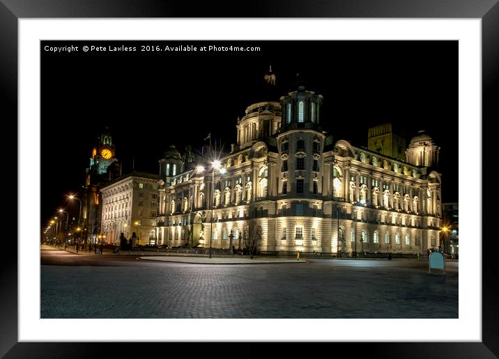 Three Graces Framed Mounted Print by Pete Lawless