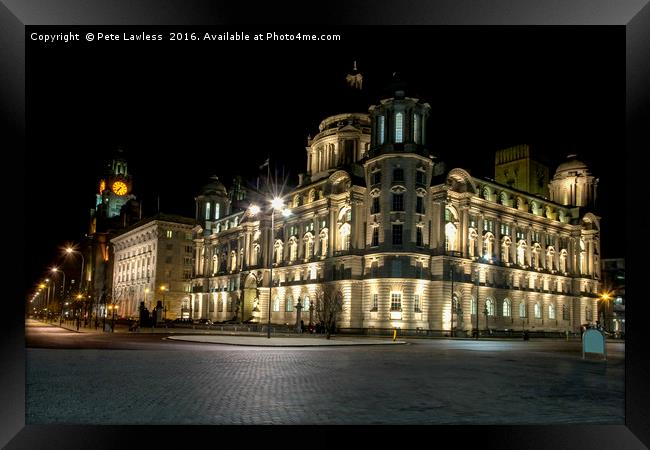 Three Graces Framed Print by Pete Lawless