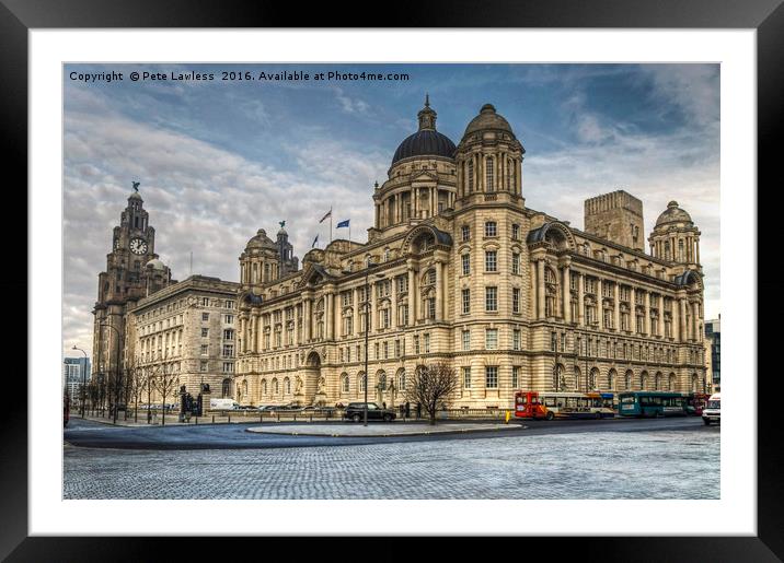 The Three Graces Framed Mounted Print by Pete Lawless