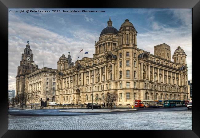 The Three Graces Framed Print by Pete Lawless