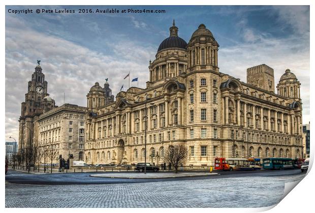 The Three Graces Print by Pete Lawless