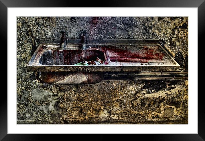 Morgue Sink Framed Mounted Print by William AttardMcCarthy