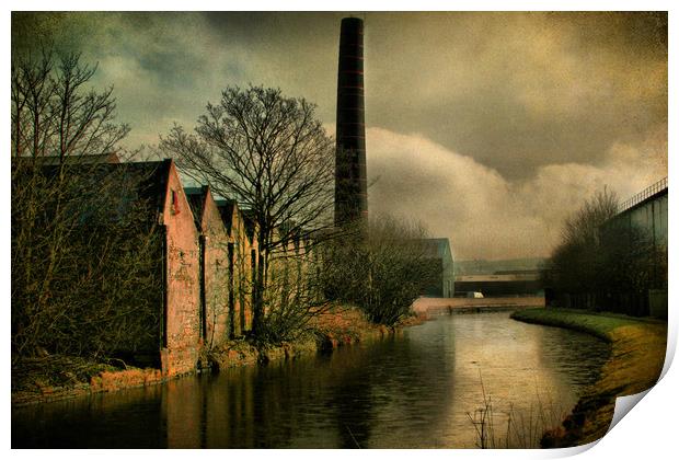 Old Mills Print by Irene Burdell