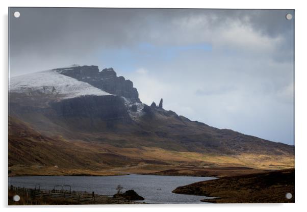 Old Man of Storr  Acrylic by chris smith