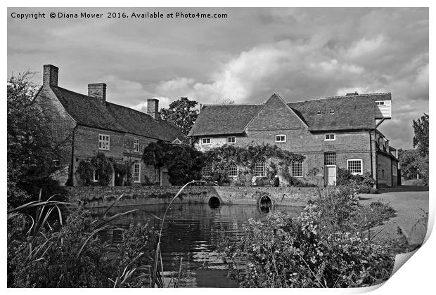 Flatford Mill Suffolk Print by Diana Mower