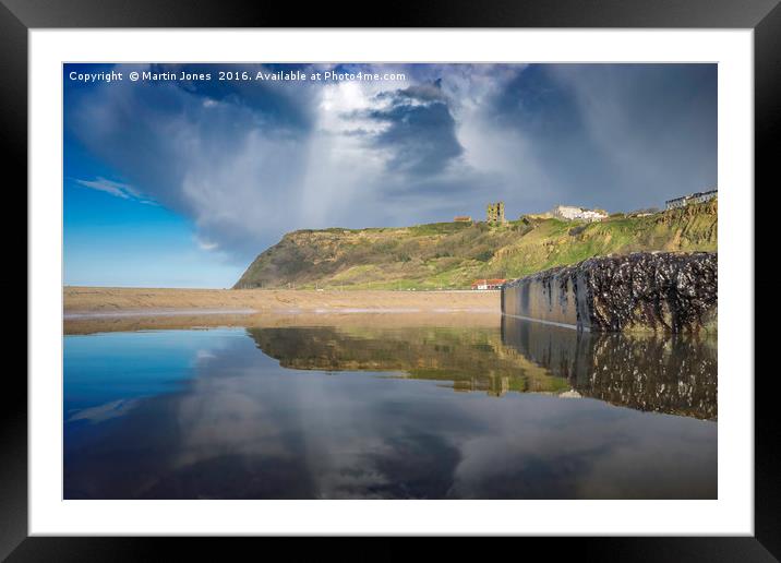 Scarborough Blue Framed Mounted Print by K7 Photography