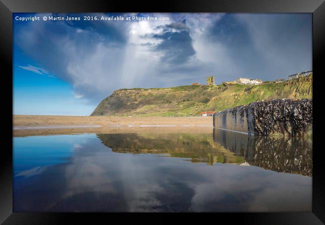 Scarborough Blue Framed Print by K7 Photography