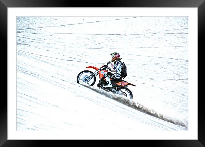 Desert Rider Framed Mounted Print by Dave Matthews