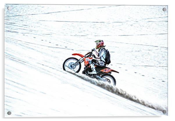 Desert Rider Acrylic by Dave Matthews