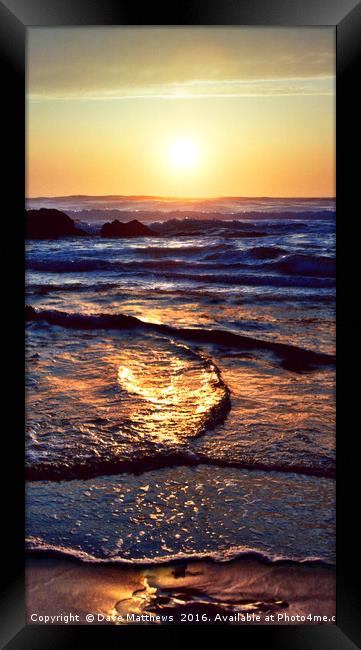Chapel Sunset Framed Print by Dave Matthews