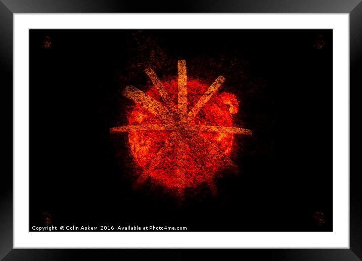Harness the Sun Framed Mounted Print by Colin Askew