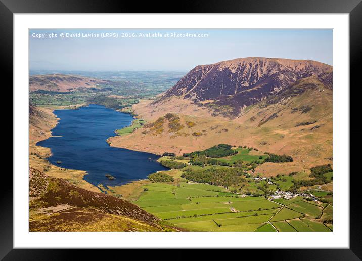 Crummockwater Framed Mounted Print by David Lewins (LRPS)