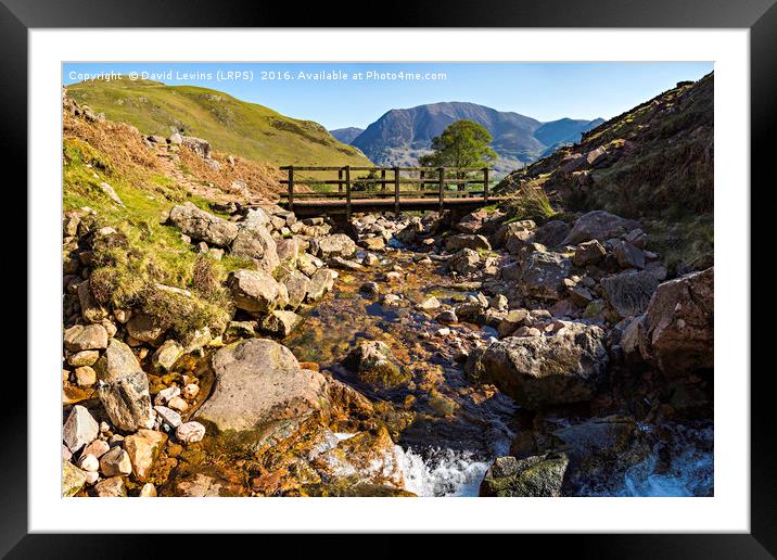 Scale Beck Framed Mounted Print by David Lewins (LRPS)