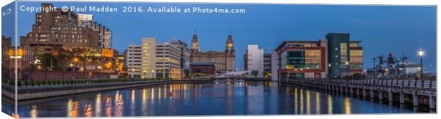 Princes Dock Panorama Canvas Print by Paul Madden