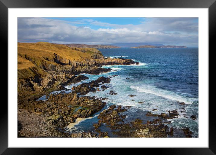 North Coast. Framed Mounted Print by David Hare