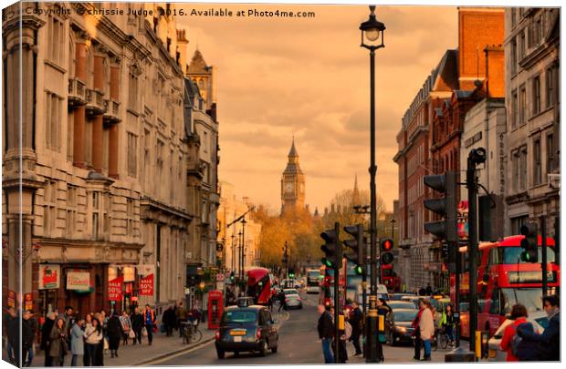 the view opposite Trafalgar square  Canvas Print by Heaven's Gift xxx68