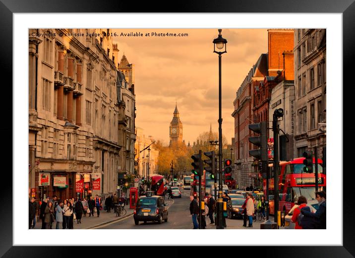 the view opposite Trafalgar square  Framed Mounted Print by Heaven's Gift xxx68