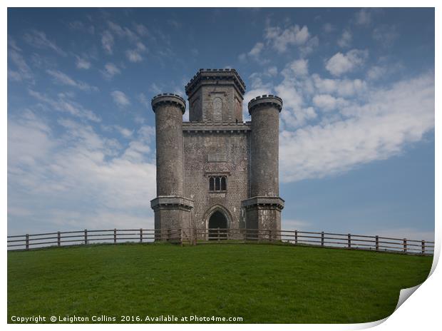 Paxton's Tower Wales Print by Leighton Collins