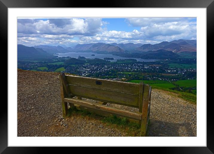                                KESWICK VIEW Framed Mounted Print by Anthony Kellaway