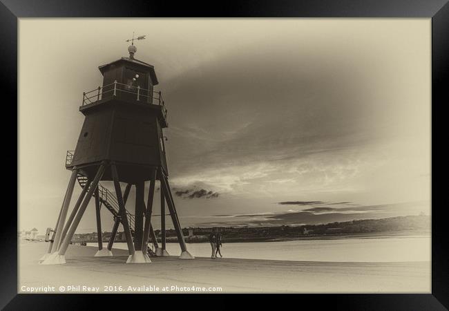 The old lighthouse Framed Print by Phil Reay