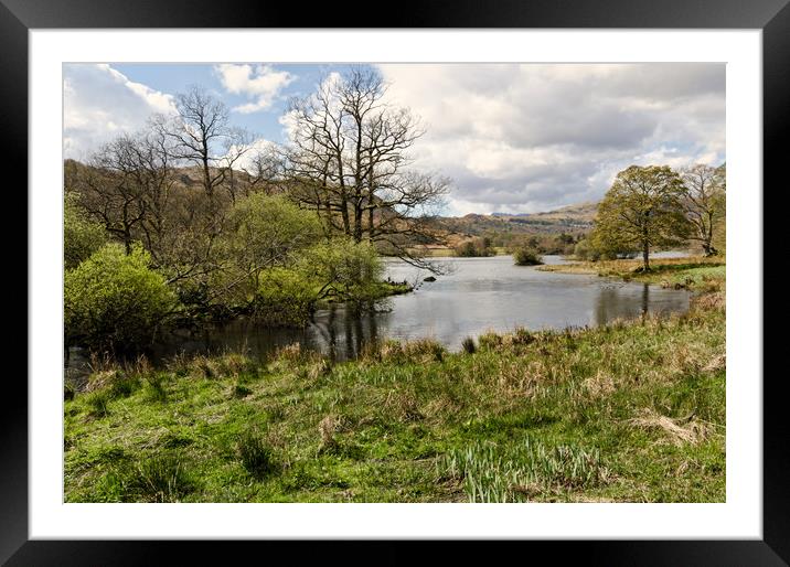 Rydal Water Framed Mounted Print by John Hare