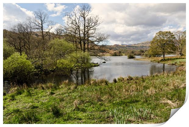 Rydal Water Print by John Hare