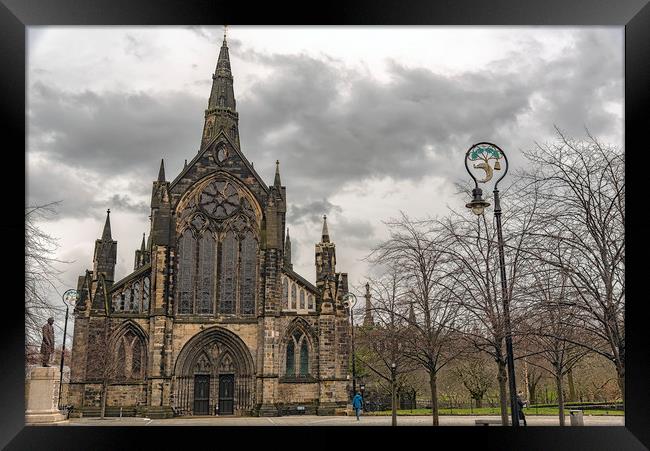 Glasgow Cathedral Approach Framed Print by Antony McAulay