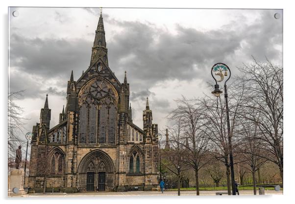 Glasgow Cathedral Approach Acrylic by Antony McAulay