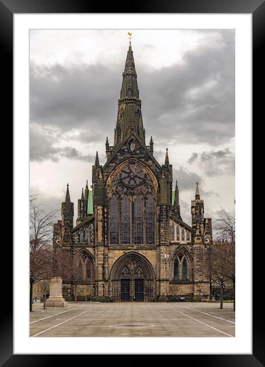 Glasgow Cathedral Front Entrance Framed Mounted Print by Antony McAulay