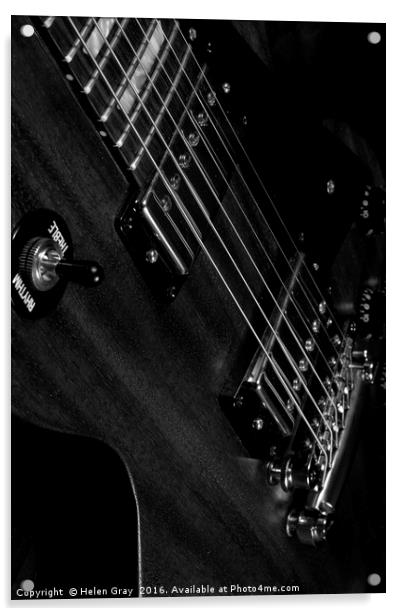 Gibson Les Paul Acrylic by Helen Gray