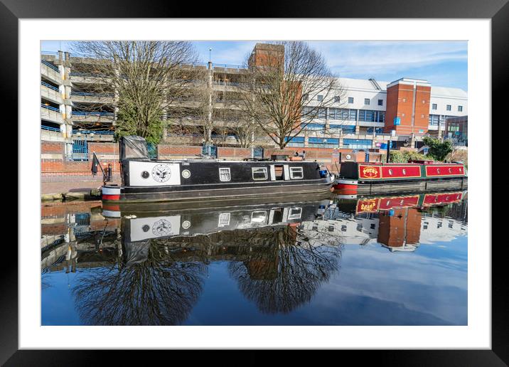 Views around Birmingham city centre Uk Framed Mounted Print by Gail Johnson