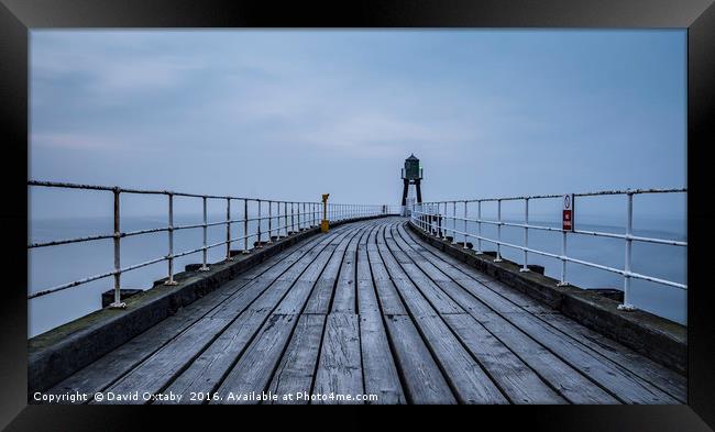 Whitby boardwalk Framed Print by David Oxtaby  ARPS