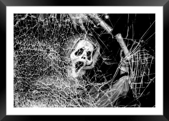 Shattered Scream  Framed Mounted Print by Rob Hawkins