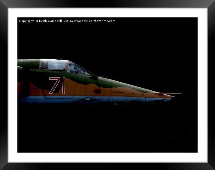 Mig-27 Framed Mounted Print by Keith Campbell