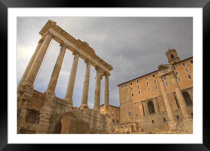 Historic Centre of Rome, Italy Framed Mounted Print by Ian Middleton