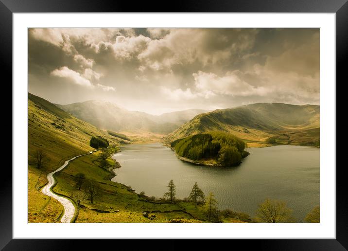 Haweswater. Framed Mounted Print by Mark Bowman