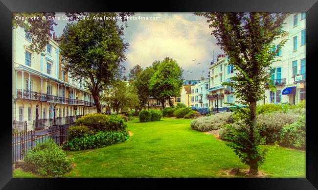 Russell Square in Brighton Framed Print by Chris Lord