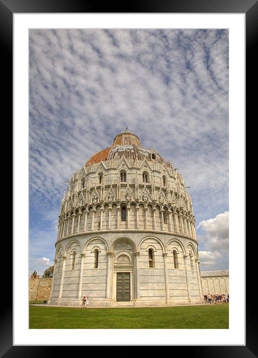 Campo di Miracoli field of Miracles Framed Mounted Print by Ian Middleton