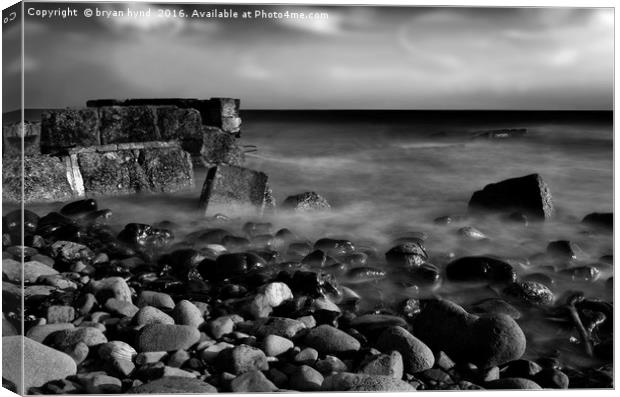 Buckhaven Harbour Canvas Print by bryan hynd