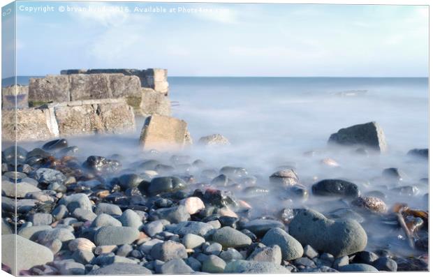 Buckhaven Harbour 2 Canvas Print by bryan hynd