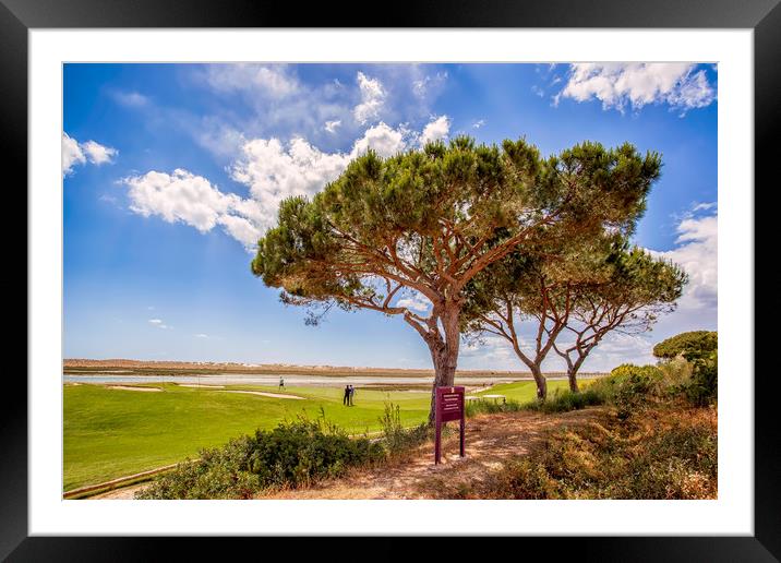 Algarve Golf Framed Mounted Print by Wight Landscapes