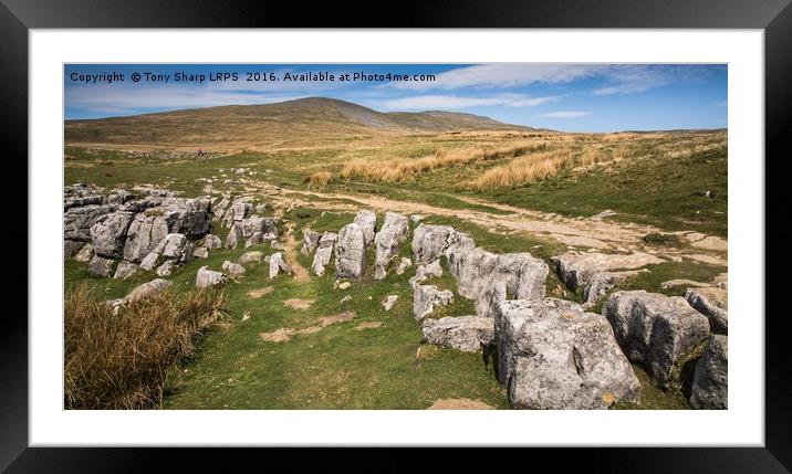 A Walk Through Limestone Framed Mounted Print by Tony Sharp LRPS CPAGB