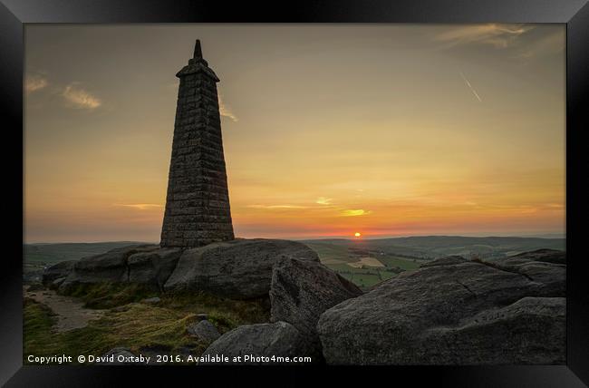 Wainman Tower at sunset Framed Print by David Oxtaby  ARPS