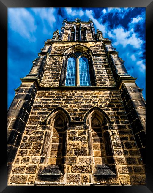 Gothic Tower............ Framed Print by Naylor's Photography